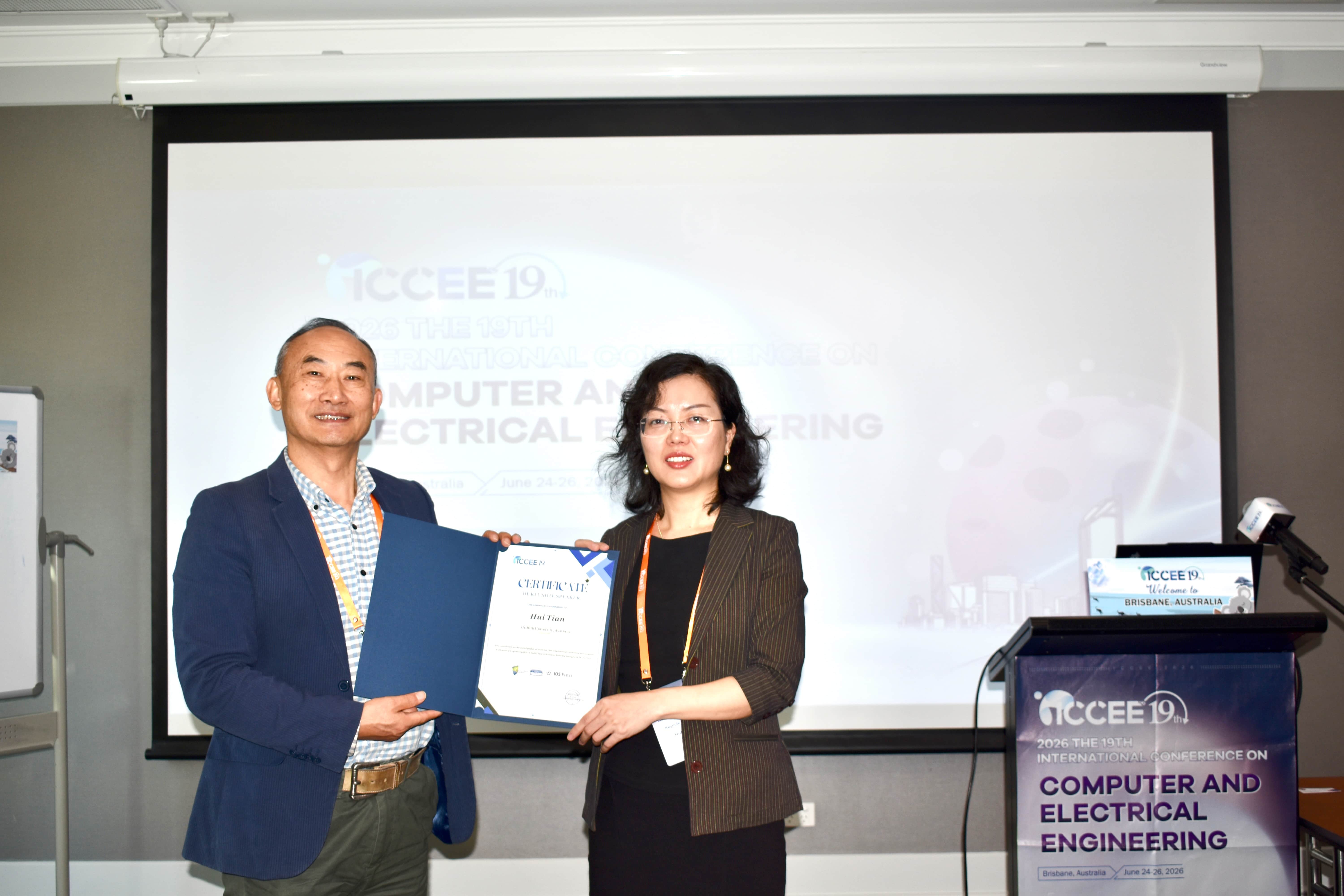 Assoc. Prof. Hui Tian - Keynote 3